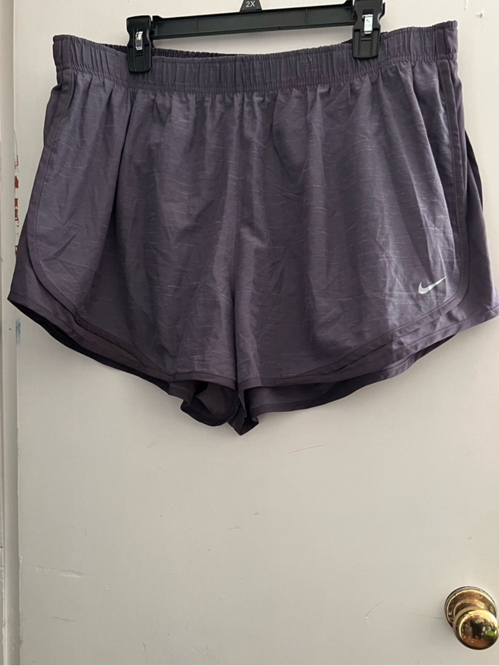Nike Women’s Dusty Purple Athletic Running Shorts 2X
